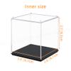 Odoria 2Pcs Clear Acrylic Display Box Case 2.6" Cube for Tennis Figure Display view 4