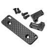 RC-Hub Servo Mount Aluminum Alloy Servo Fixed Bracket for 1/10 Axial Wraith 90048 RR10 RC Crawler Car view 2