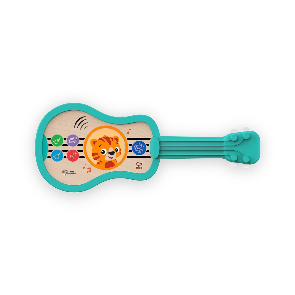 Baby Einstein Sing & Strum Magic Touch Ukulele Wooden Musical Toy, Ages 6 Months+, Multicolored