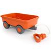 Green Toys Wagon, Orange CB - Pretend Play, Motor Skills, Kids Outdoor Toy Vehicle. No BPA, phthalates, PVC. Dishwasher Safe, Recycled Plastic. view 1