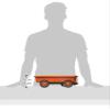 Green Toys Wagon, Orange CB - Pretend Play, Motor Skills, Kids Outdoor Toy Vehicle. No BPA, phthalates, PVC. Dishwasher Safe, Recycled Plastic. view 3