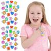 The Dreidel Company Colorful Plastic Jewel Ring Adjustable Fake Rings Princess Rings Jewelry for Bridal Shower Girls Dress Accessories1 (72-Pack) view 1