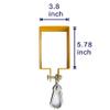 Hi Flame Heavy Duty Steel Swing Hangers for Wooden Sets Includes Snap Hooks. for Connecting to a 4"x6" Beam (Yellow, Set of 4) view 4
