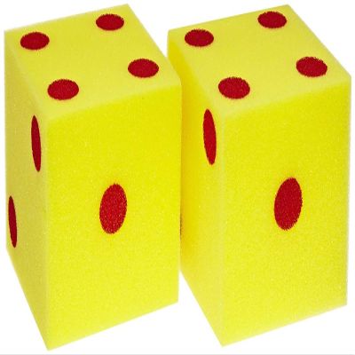 Active Athlete 5 in. Foam Dice with Numbers - Set of 2