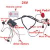 24 Volt Children Electric Car DIY Modified Wires and Switch Kit,with 2.4G Bluetooth Remote Control and Receiver,for Children Electric Ride On Car Accessories view 2