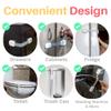6-Pack Child Proof Locks for Cabinet Doors, Drawers, Fridge, Toilet Seat, Dishwasher, Trash Can, Cupboard - 3M - No Drilling - Child Safety Locks for Cabinets and Drawers - Baby Proofing Cabinets Lock view 3