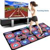 Wakeu Dance Mat for Kids Adults Women,Non-Slip Wireless Dancer Step Pads with 150 Games and AUX Music,Multi-Function Games&Levels,Sense Game for PC TV for 2&1 Person (B) view 2