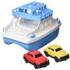 Green Toys Ferry Boat, Blue/White 4C - Pretend Play, Motor Skills, Kids Bath Toy Floating Vehicle. No BPA, phthalates, PVC. Dishwasher Safe, Recycled Plastic, Made in USA. view 2