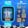 Accutime Kids SEGA Sonic The Hedgehog Blue Educational Touchscreen Smart Watch Toy for Boys, Girls, Toddlers - Selfie Cam, Learning Games, Alarm, Calculator, Pedometer (Model: SNC4133AZ) view 3