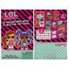 32 Count School Valentines Day Illustrated Cards with Matching Stickers or Tattoos (LOL Dolls) view 1