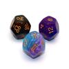 3 Pieces Astrology Dice Acrylic Pearl Astrological Dice for Constellation Divination Accessory 3 Colors D12 Glitter Astro Dice Set Tarot Assories view 1