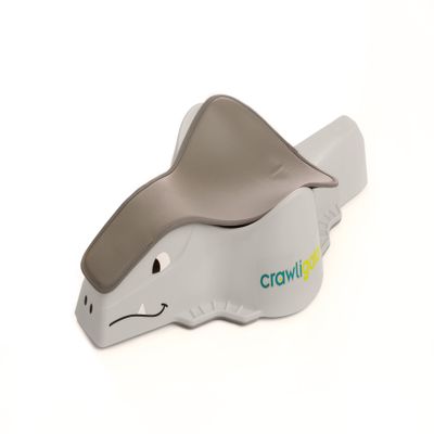 CRAWLIGATOR Tummy Time Mobility Toy for Infants 4-12 Months (Slate)