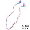 Elcoho 24 Pack Colorful Kids Jump Rope Set Adjustable Plastic Kids Jump Rope Skipping Rope Outdoor Jump Ropes Great Party Favor view 3