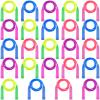 Elcoho 24 Pack Colorful Kids Jump Rope Set Adjustable Plastic Kids Jump Rope Skipping Rope Outdoor Jump Ropes Great Party Favor view 4
