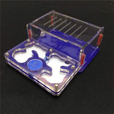 Ant Farm Ant Grape Series M Size Plane Design with Feeding Area Ant Nest Ant Farm Acrylic Ants Workshop Insect Ant Villa Pet Mania for House Ants (Color : Deep Blue)