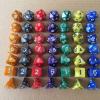 7Pcs Multicolor Polyhedral Numbers Dice for Party Table Board Game view 3