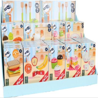 Small Foot - Modular Tray Kitchenware and Food Display Cases for Figures, Multicolor (12104)