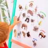 Fridge Magnets for Toddlers - Magdum - 85 Set Zoo+Farm+Fruit+Vegetable - Real Magnetic Animals for Refrigerator - Realistic Magnets for Kids - Learning Toy Set - Baby Educational Gift - 4 Box view 4