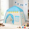 LimitlessFunN Flower Kids Play Tent, Children Indoor Castle Playhouse for Boys, Toddlers, 39" D x 51" W x 51" H, Blue view 1