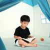 LimitlessFunN Flower Kids Play Tent, Children Indoor Castle Playhouse for Boys, Toddlers, 39" D x 51" W x 51" H, Blue view 3