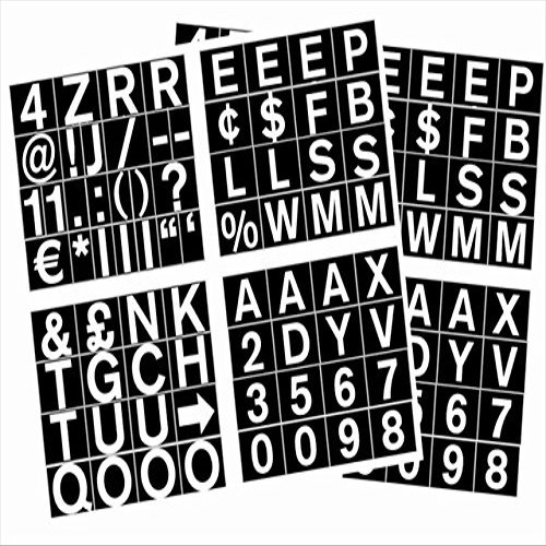 0.75 in. Magnetic Set of Letters44; Numbers & Symbols