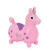 GYMNIC Hop-on Unicorn Rody Magical Unicorn Inflatable Hop-on Animal (Pink, 3-5 Years, Includes Hand Pump) view 1