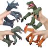 COGO MAN Dinosaur Toys Dinosaur Figure, Rubber Dinosaur Finger Puppets Set with Heads, Paws, and Feet, Bath Toys for Kids, Finger Puppets 20pcs view 1