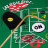 Cyber-Deals Craps Kit Sets with Dice Stick & Acrylic Dice Boat, Featuring Authentic Las Vegas Casino Table-Played Dice (Binion's (Red Frosted)) view 1