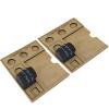 2-pcs MTG Commander Damage Tracker Board, Card Display with Life Counter Wheel 0-99, Dice Storage Compartments, Gaming Accessory view 1