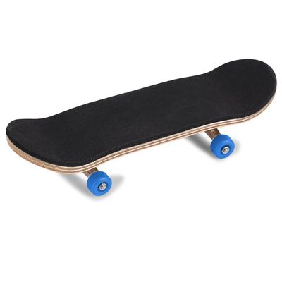 fuwinkr Complete Fingerboard, Maple Wood Mini Fingerboard with Upgraded Components, Reduce Pressure, Gifts for Kids, 3.78 x 1.1 inch (Dark Blue)