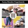 fuwinkr Complete Fingerboard, 5 Layered Maple Wood Professional Mini Fingerboards Toy Wooden Fingerboard with Upgraded Components Reduce Pressure Gifts for Kids 3.78 x 1.1 inch (White) view 4