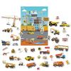 Magnetic Portable Playboard Construction Site Engineering Vehicles (44 Pcs) view 1
