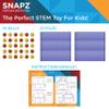 SNAPZ Ultimate Fort Builder Kit for Kids 8-12 - Sturdy Fort Building Kit for Kids 4-8 - Make & Build Ball & Stick Fort Set - Indoor STEM Tent Fort Making Toy view 3