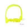 QUOXO Racing Track Accessory Tunnel for Tracks Cars Replacement Only, DIY Bend Flexible Race Track Toy Play Set Accessories for Boys (Yellow 8pcs Rails) view 2