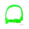 QUOXO Track Accessory Tunnel for Tracks Cars Replacement Only, DIY Flexible Race Track Toy Play Set Accessories(Green 8pcs Rails) view 2