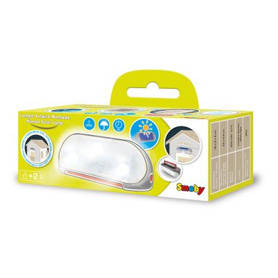 Smoby - Portable Solar Lamp Home Accessory - Portable - Solar Panel Recharge - Mounting Strips - Suitable for Ages 2 and Up
