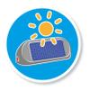 Smoby - Portable Solar Lamp Home Accessory - Portable - Solar Panel Recharge - Mounting Strips - Suitable for Ages 2 and Up view 2