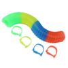 QUOXO Racing Track Accessory Tunnel Replacement Only, DIY Bend Flexible Race Track Toy Play Set Accessories for Boys (Mix Color 12pcs Rails) view 1