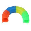 QUOXO Racing Track Accessory Tunnel Replacement Only, DIY Bend Flexible Race Track Toy Play Set Accessories for Boys (Mix Color 12pcs Rails) view 4