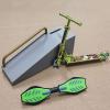 Miniature Finger Toy Set for Boys, Including Bicycle, Skateboard, Vitality Board, Scooter, Vehicle Crafts Decor for Home Red view 4