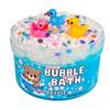 Bubble Bath Floam Slime 8 oz  Clear Scented Slime with Duck Charms & Glitter Sprinkles  ASMR Sensory Toy Made in USA view 1