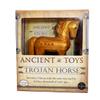 Johnny World - Ancient Toys - Wooden Trojan Horse Pull Toy with Hardcover Book! Teach Children About History Through Interactive Play view 4