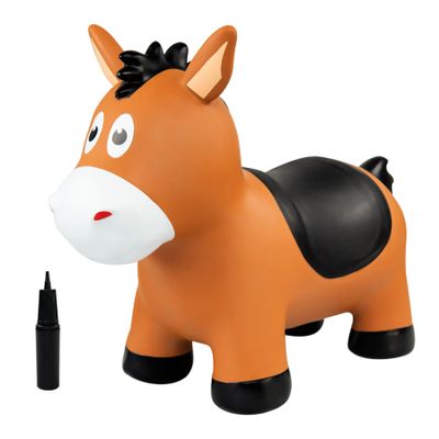 EVERICH TOY Inflatable Bouncy Animals Hopper and Horse for Toddlers, Ride on Jumping Bounce Toys, Birthday Gift for 18 Months 2 3 4 5 Year Old