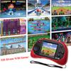 EASEGMER 16 Bit Kids Handheld Games Built-in 220 HD Video Games, 2.5 Inch Portable Game Player with Headphones - Best Travel Electronic Toys for Kids Age 3-10 Years Old Children (Red) view 3