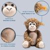 Steiff Bodo Monkey, Premium Stuffed Animal, Jungle Animal Plush Toy for Kids (Brown, 12") view 2
