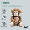 Steiff Bodo Monkey, Premium Stuffed Animal, Jungle Animal Plush Toy for Kids (Brown, 12") view 3