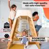 Avenlur Indoor Playground Jungle Gym  Magnolia 6-in-1 Montessori Wooden Indoor Playground for Kids & Toddlers Ages 2-6  Waldorf Toys, Rope Ladder, Indoor Swing, Baby Slide, Rock Climbing Wall, More view 3