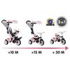 Smoby Baby Driver Comfort Trike Pink (741501) view 4