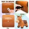 EVERICH TOY Inflatable Bouncy Animals Hopper and Horse for Toddlers, Bouncy Animals for Toddlers Ride on Jumping Bounce Toys, Birthday Gift for 18 Months 2 3 4 5 Year Old view 4