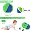 Jalunth Ball Catch Set Game Paddle - Beach Toys Back Yard Pool Outdoor Games Backyard Camping Throw Catch Toss Age 3 4 5 6 7 8 9 10 11 12 Years Old Boys Girls Kids Adults Family Outside Easter Gifts view 4
